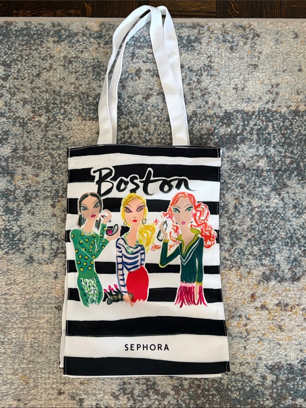 New Sephora Boston Black and White Tote